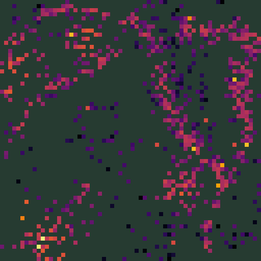 Example 1: a hidden gold allocation with irregular concentrated pockets and scattered deposits