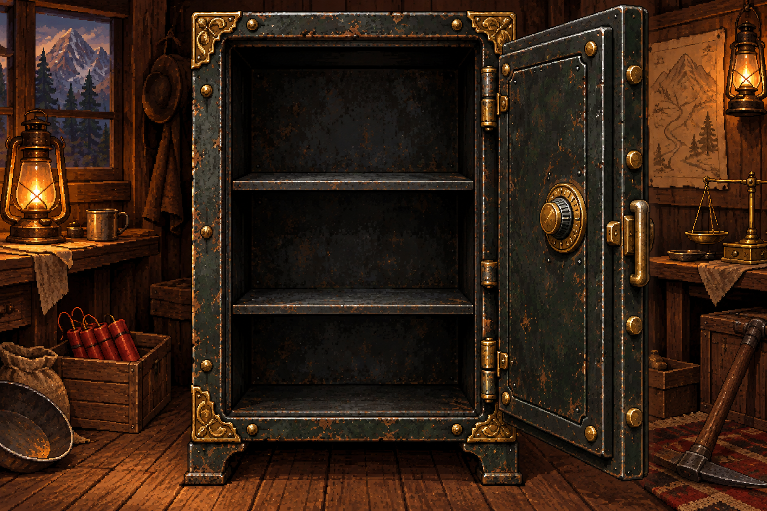 Your empty antique safe
